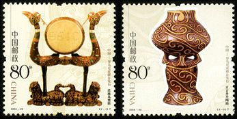 2004-22 《漆器与陶器》特种邮票（与罗马尼亚联合发行）